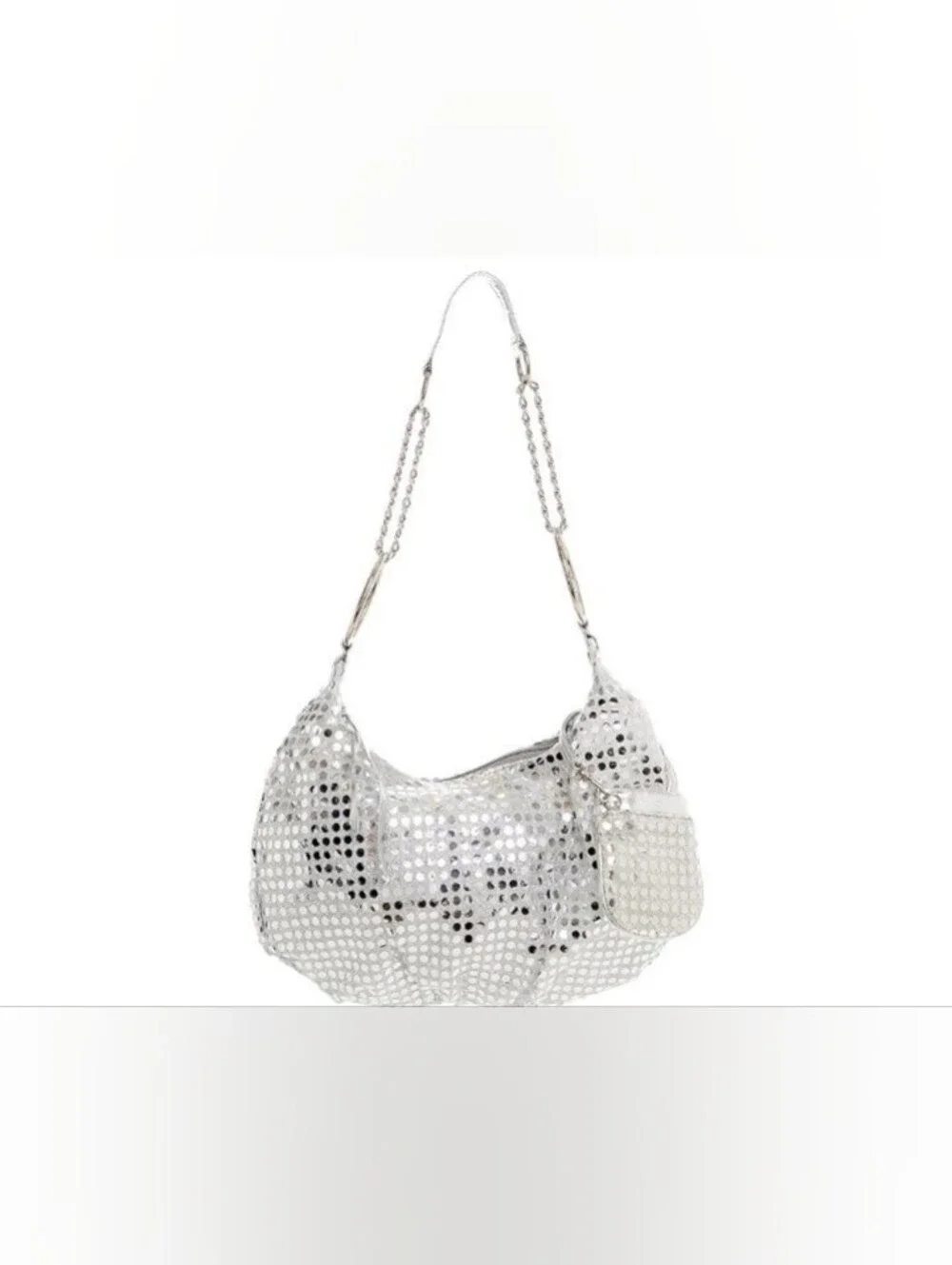 Bling Sequin Shoulder Bag (Silver 🩶)